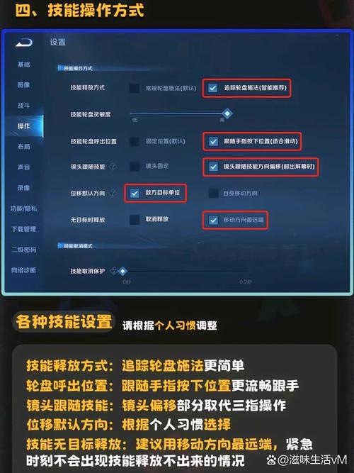 王者荣耀技能控制，王者荣耀技能控制方向主播是怎么设置的？