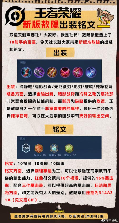 王者荣耀新射手出装，王者荣耀射手出装基础知识？-第5张图片-汇壹游戏